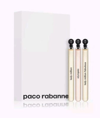 Paco Rabanne Mini Set (Lady Million + Olympea + lady million Fabulous) EDP 2*4ml + EDP intense 4ml